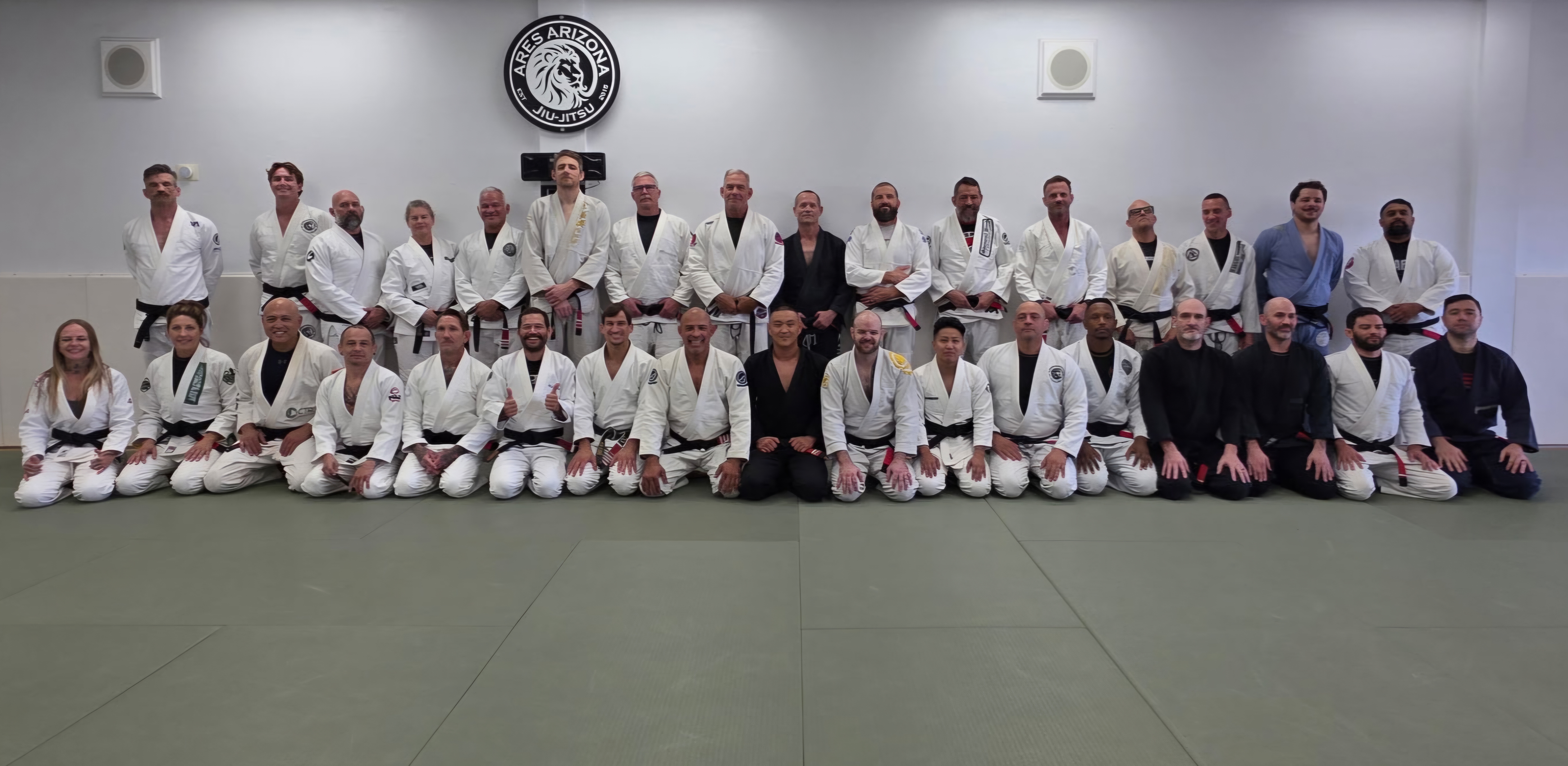 Seminar group photo Ares Arizona BJJ